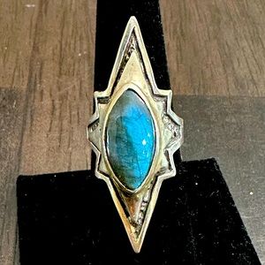 Starburst Labradorite Ring size 8
